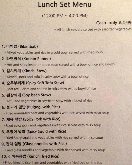 GoGo Pocha Korean Restaurant in London